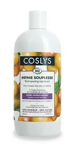 Šampón, pre suché a poškodené vlasy, mirabelky, 0,5 l, COSLYS